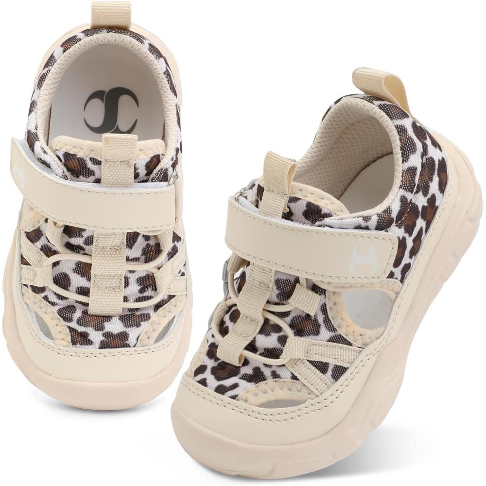 Scurtain Toddler Shoes Boys Girls Kids Sneaker Breathable Walking Shoes for Kids Boys Girls Toddler(Leopard)