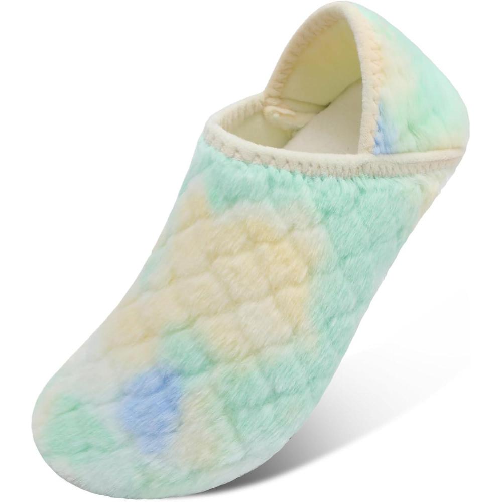 Scurtain Unisex Adults Rubber Sole Slippers(Blue/Hybrid)